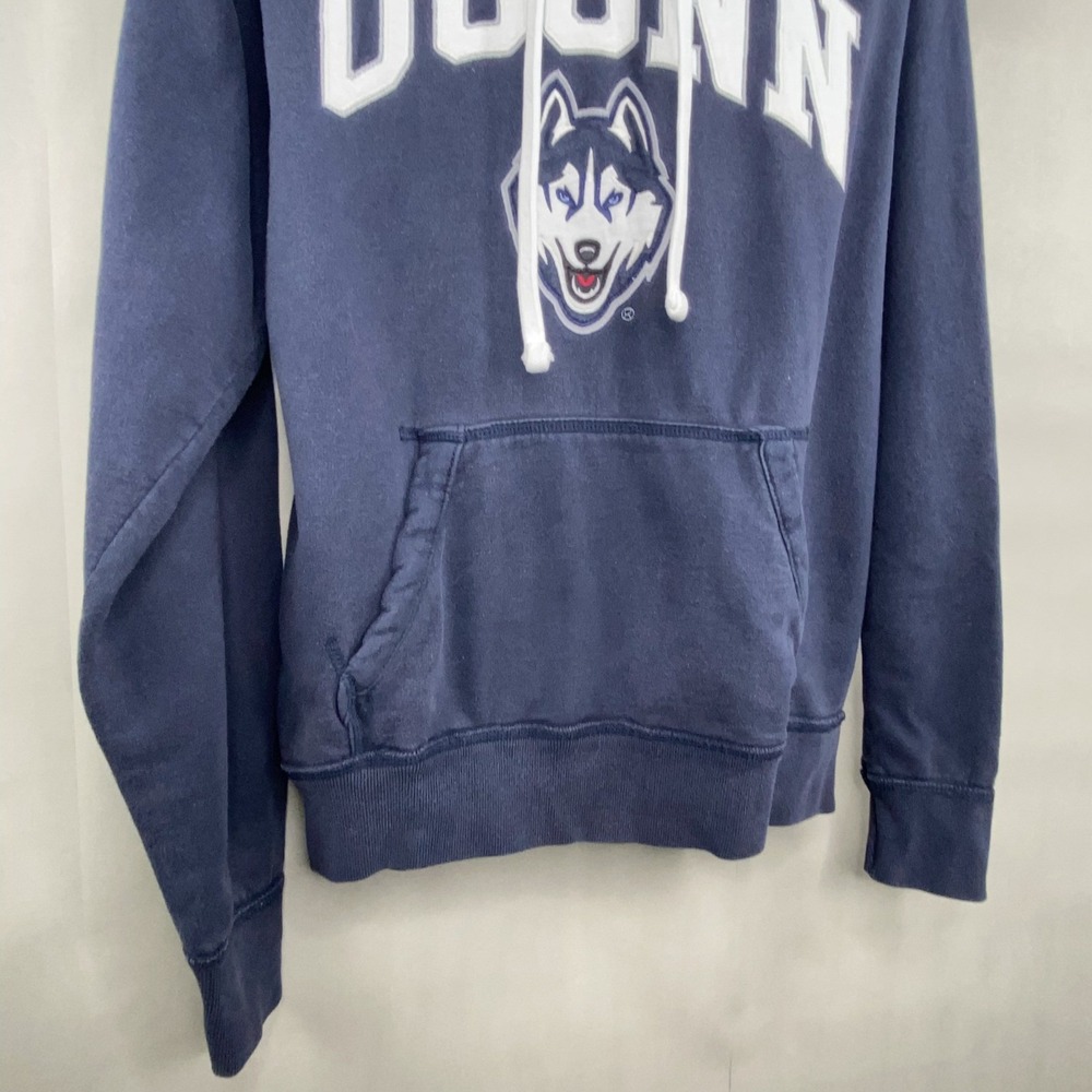 League UConn Huskies Hoodie Unisex S Navy Blue Embroidered Collegiate NCAA - Picture 3 of 14
